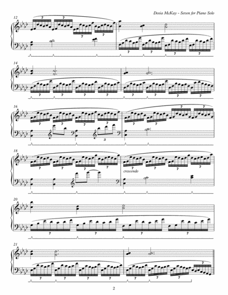 Seven For Piano Solo Page 2