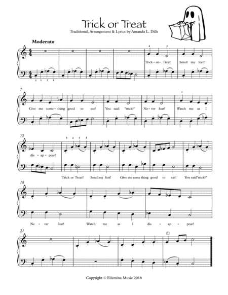 Seven Sinister Songs For Easy Piano Page 2