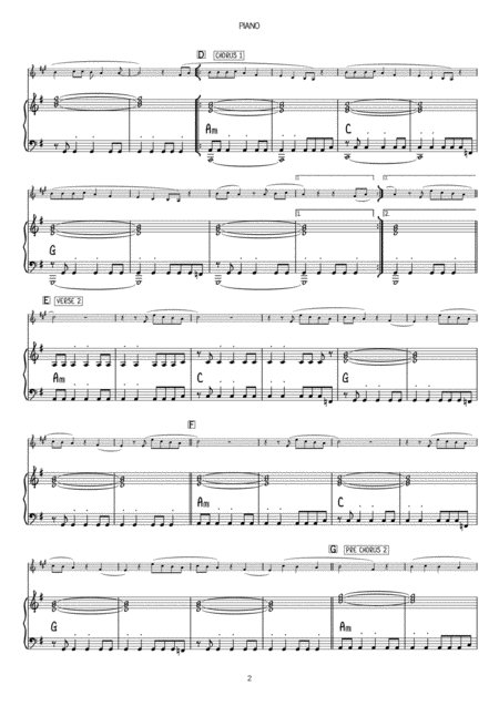 Shake It Off Taylor Swift Clarinet Piano Page 2