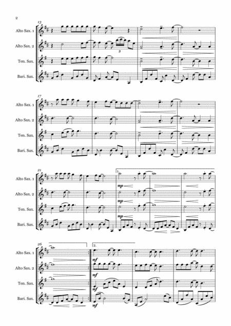 Shallow By Lady Gaga Bradly Cooper Saxophone Quartet Aatb Page 2