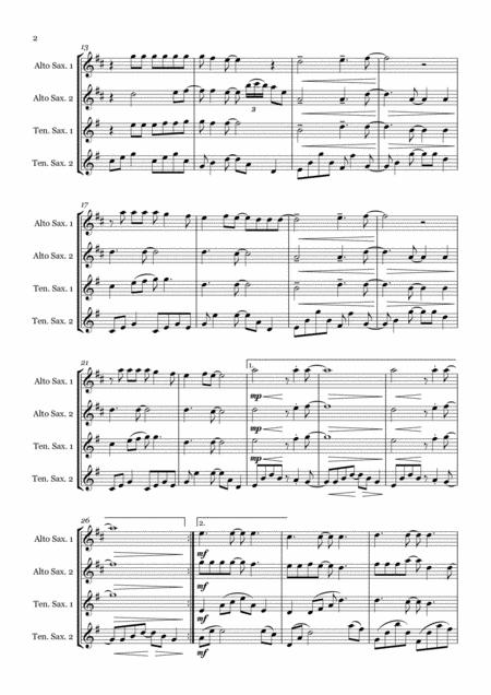 Shallow By Lady Gaga Bradly Cooper Saxophone Quartet Aatt Page 2