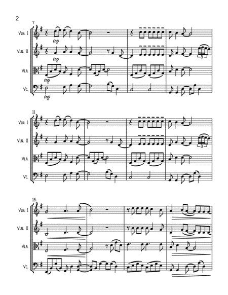 Shallow From A Star Is Born String Quartet Page 2