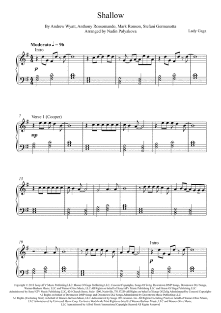 Shallow Piano Easy Page 2