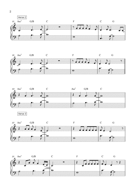 Shallow Very Easy Piano C Major Page 2