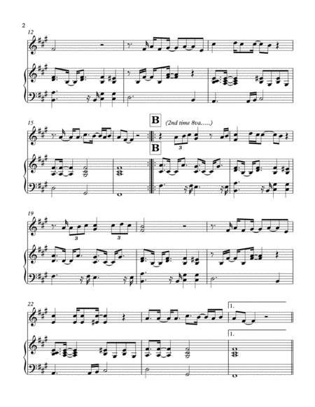 Shape Of My Heart Violin Piano Page 2