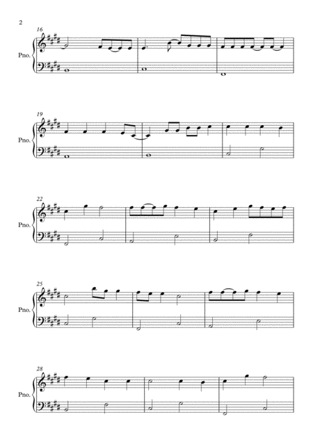 Shape Of You By Ed Sheeran Easy Piano Page 2