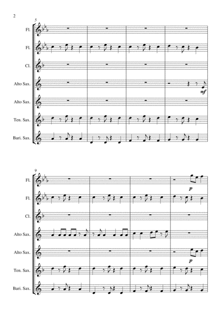 Shape Of You By Ed Sheeran For Woodwind Group In C Minor Page 2