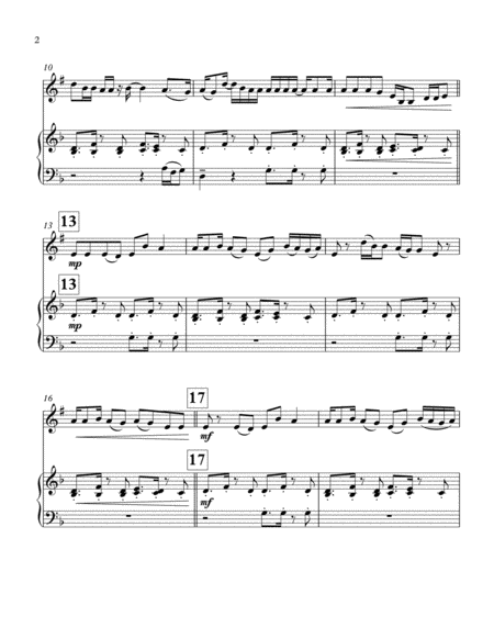 Shape Of You Clarinet And Piano Page 2