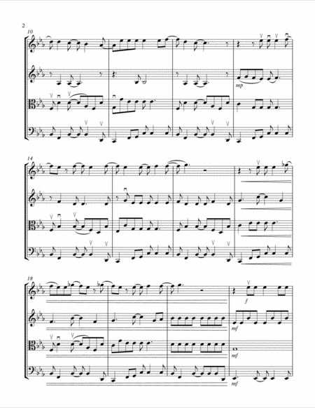 She Will Be Loved String Quartet Maroon 5 Arr Cellobat Page 2