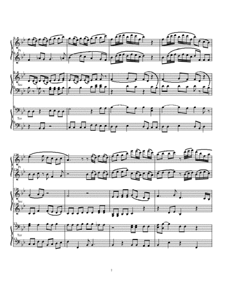 Sheep May Safely Graze Piano Trio 1 Piano 6 Hands Page 2