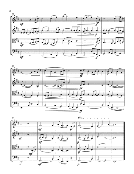 Shenandoah String Quartet Page 2
