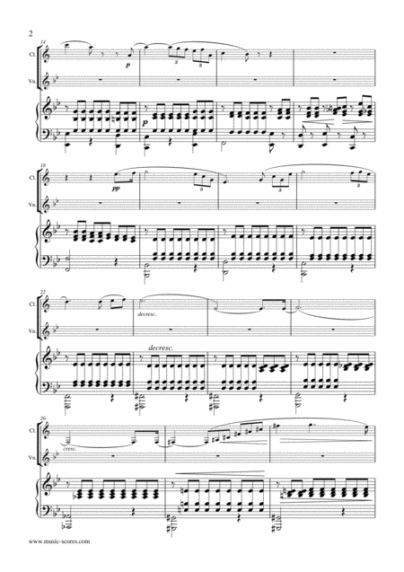 Shepherd On The Rock Violin Clarinet And Piano Page 2