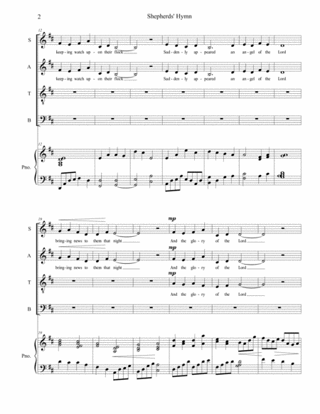 Shepherds Hymn Page 2