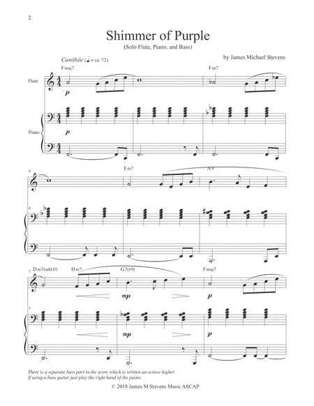 Shimmer Of Purple Flute Piano Bass Page 2