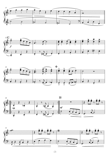 Short Ez Piano 219 For Christmas Go Tell It On The Mountain Page 2