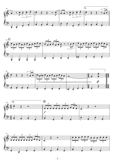 Short Ez Piano 283 Volare Gipsy Kings Page 2