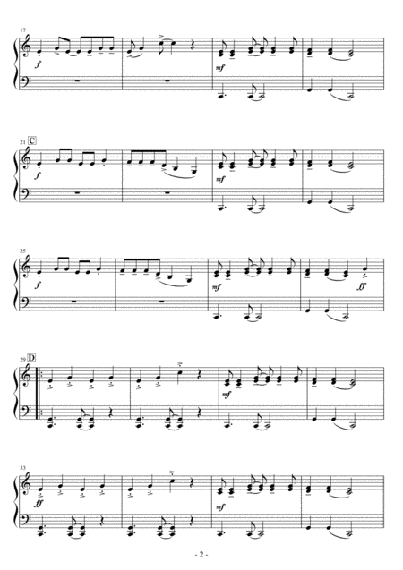 Short Ez Piano 297 Day O The Banana Boat Song Page 2