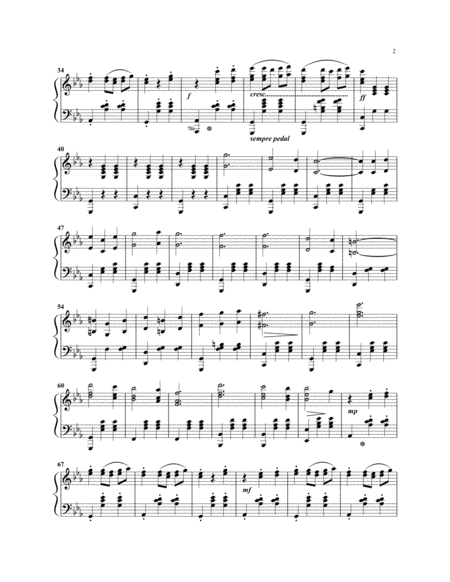 Shostakovich The Second Waltz Piano Transcription By Tarek Refaat Page 2
