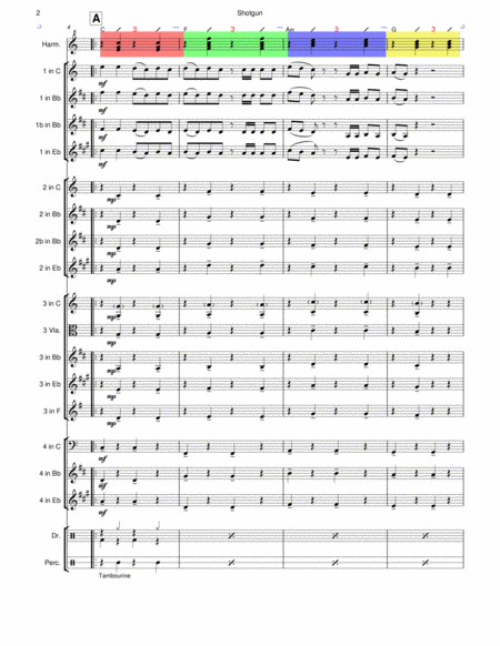 Shotgun Flexible 4 Part Arrangement Page 2