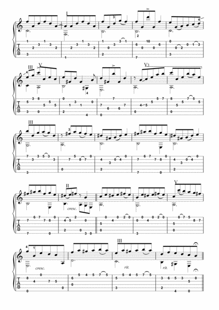 Siciliano By Bach Guitar Solo Page 2