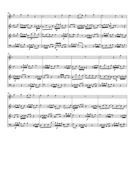 Sie Stellen Uns Wie Ketzern Nach From Cantata Bwv 178 Arrangement For 4 Recorders Page 2