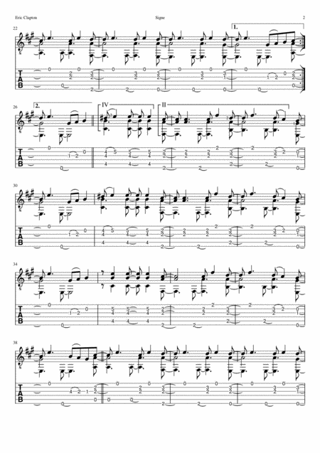 Signe Standard Notation And Tab Page 2