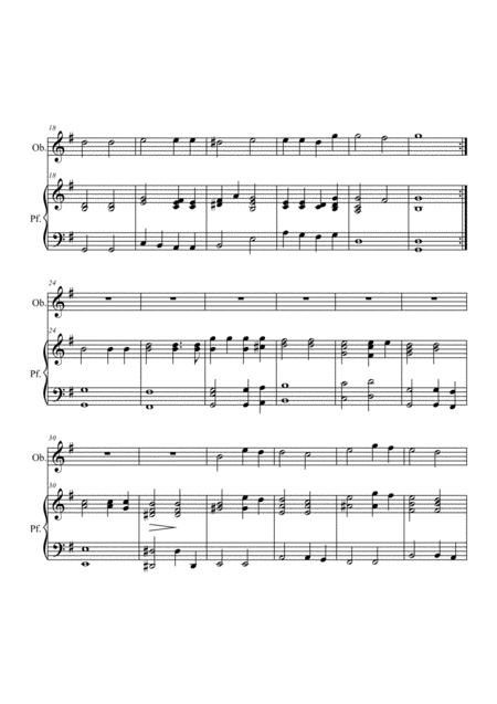 Signore Delle Cime Oboe And Piano Page 2