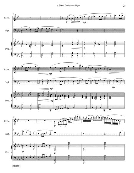 Silent Christmas Night Medley English Horn Euphonium With Piano Page 2