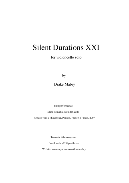 Silent Durations Xxi Page 2