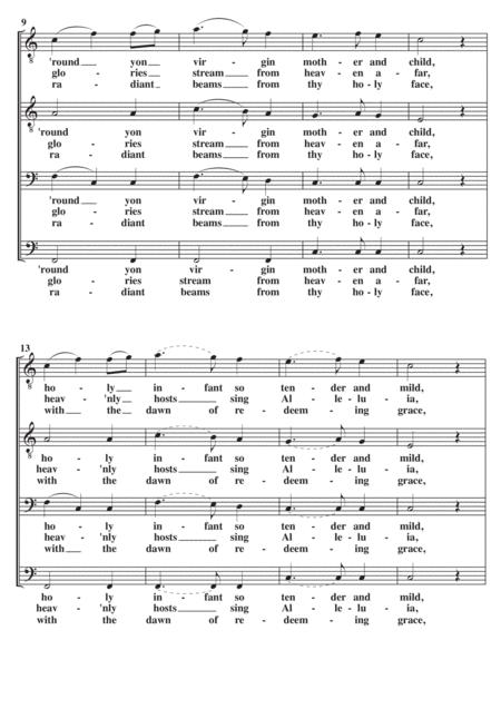 Silent Night A Cappella Ttbb Page 2