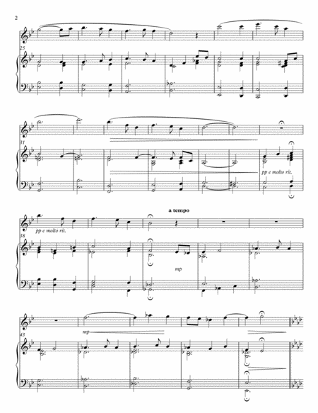 Silent Night A Contemporary Arrangement For Violin And Piano Page 2