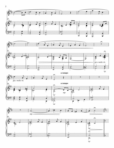 Silent Night A Contemporary Setting For French Horn And Piano Page 2