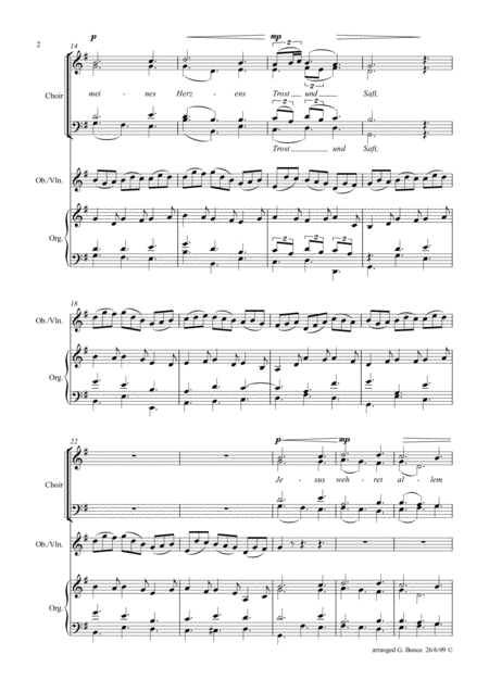 Silent Night Arranged For Easy Lap Harp Page 2