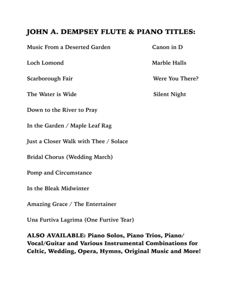 Silent Night Flute And Piano Page 2