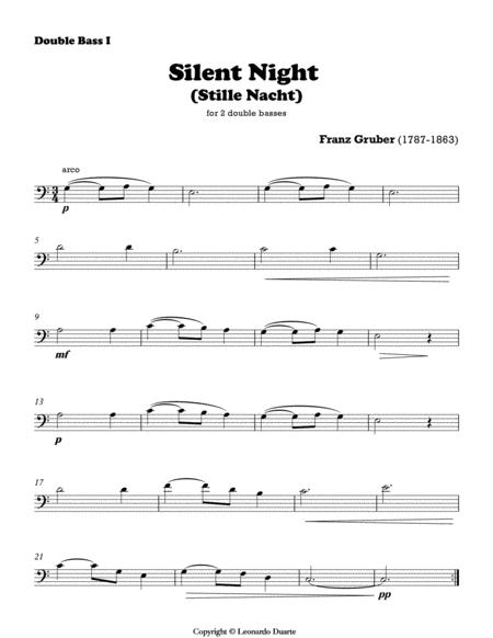 Silent Night For 2 Double Basses Page 2