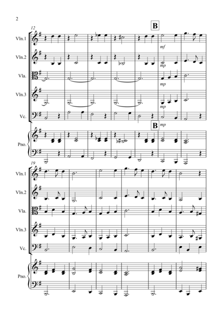 Silent Night For String Orchestra Page 2