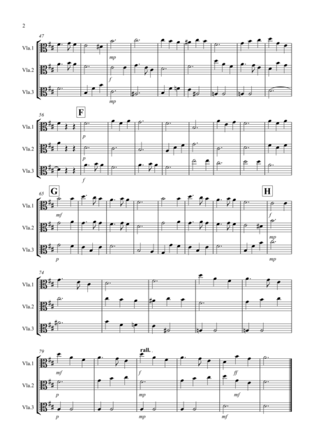 Silent Night For Viola Trio Page 2