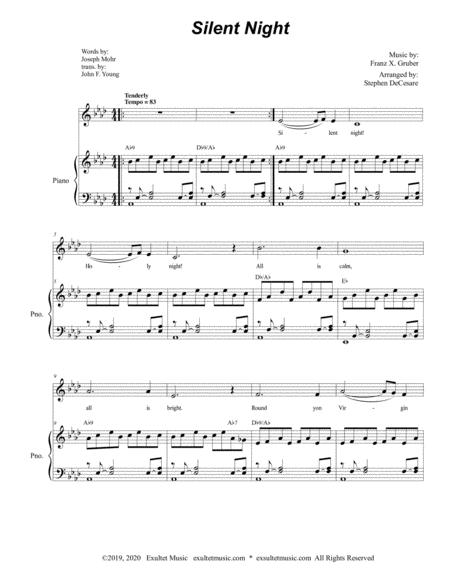 Silent Night For Vocal Solo Page 2