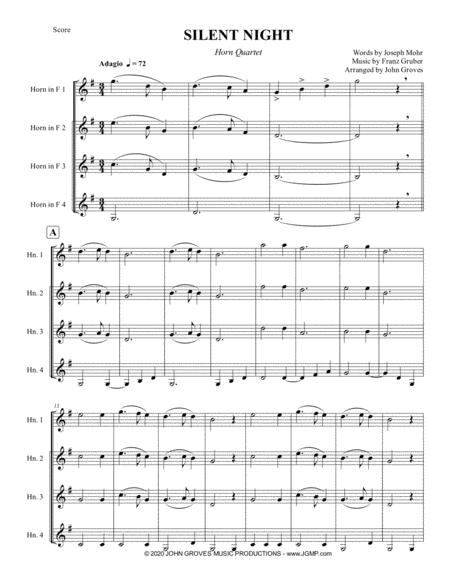 Silent Night Horn Quartet Page 2
