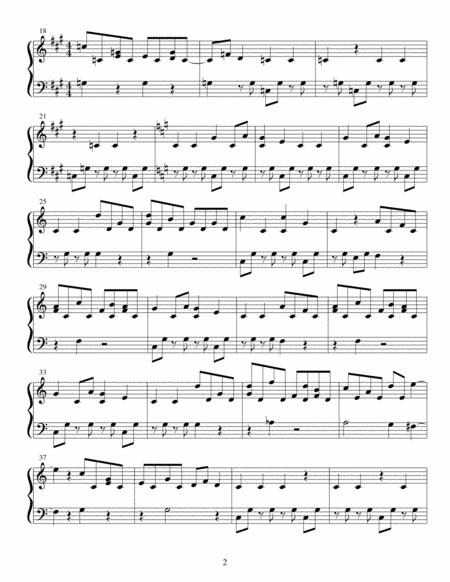 Silent Night Piano Cover Page 2