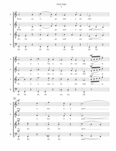 Silent Night Satb Acappella Page 2