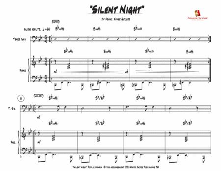 Silent Night Tenor Sax Piano Bb Major Page 2