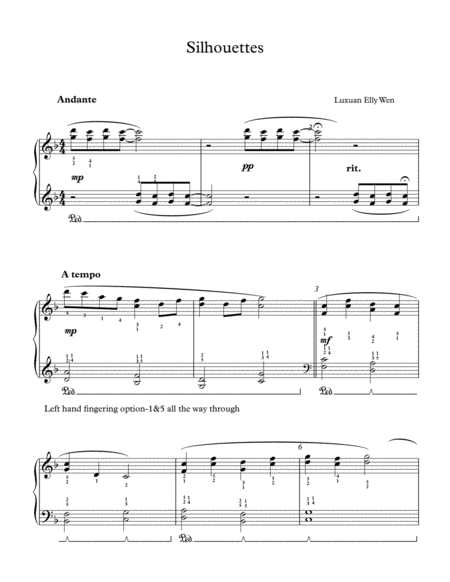 Silhouettes A Chinese Pentatonic Music Composed For Intermediate Pianist As Lunar New Year Special Page 2