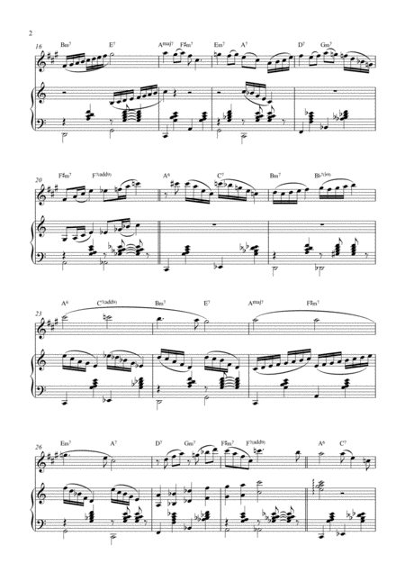 Silky Smooth Alto Sax Solo Page 2