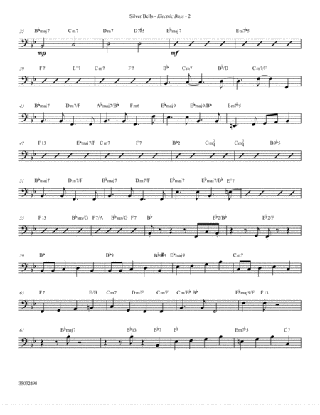 Silver Bells Arr Mark Hayes Bass Page 2