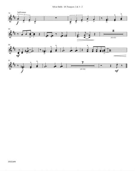 Silver Bells Arr Mark Hayes Bb Trumpet 2 3 Page 2