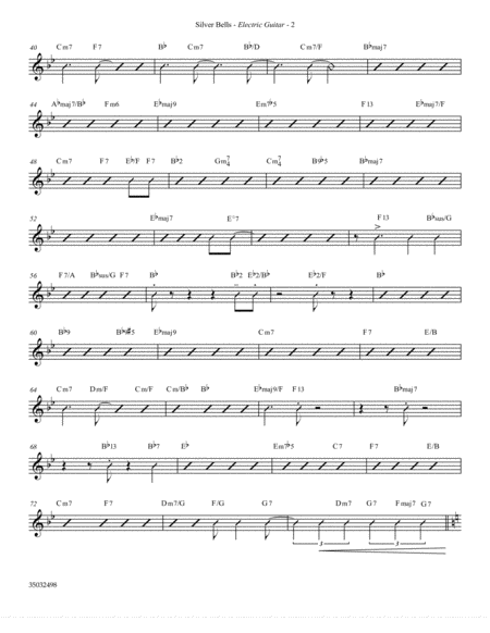 Silver Bells Arr Mark Hayes Guitar Page 2