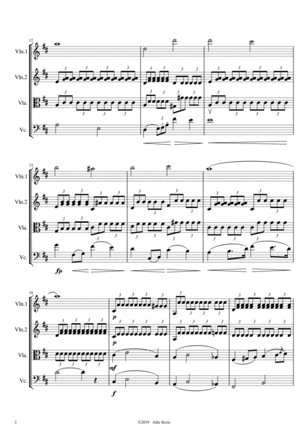 Simple Aveu String Quartet Page 2