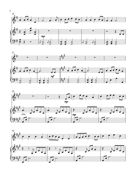 Simple Gifts Treble Bb Instrument Solo Page 2