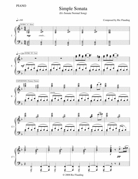 Simple Sonata Piano Page 2